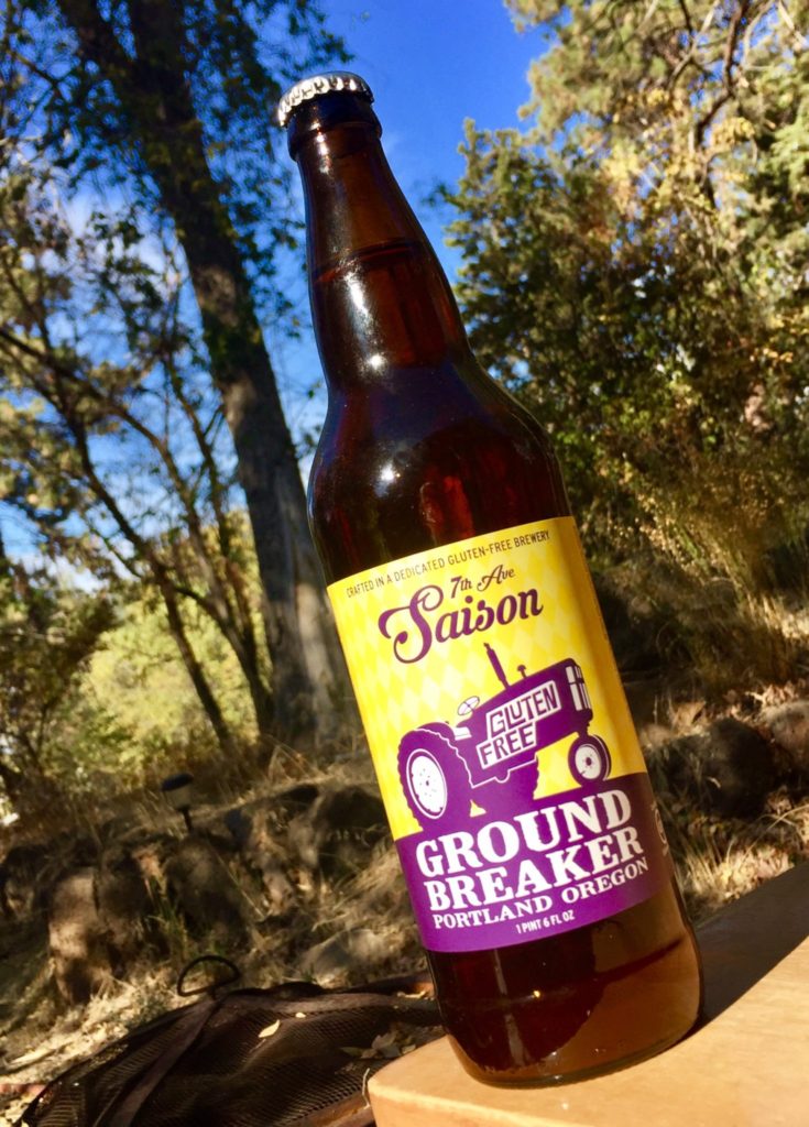 gluten free beer reviews ground breaker brewing 7th ave saison