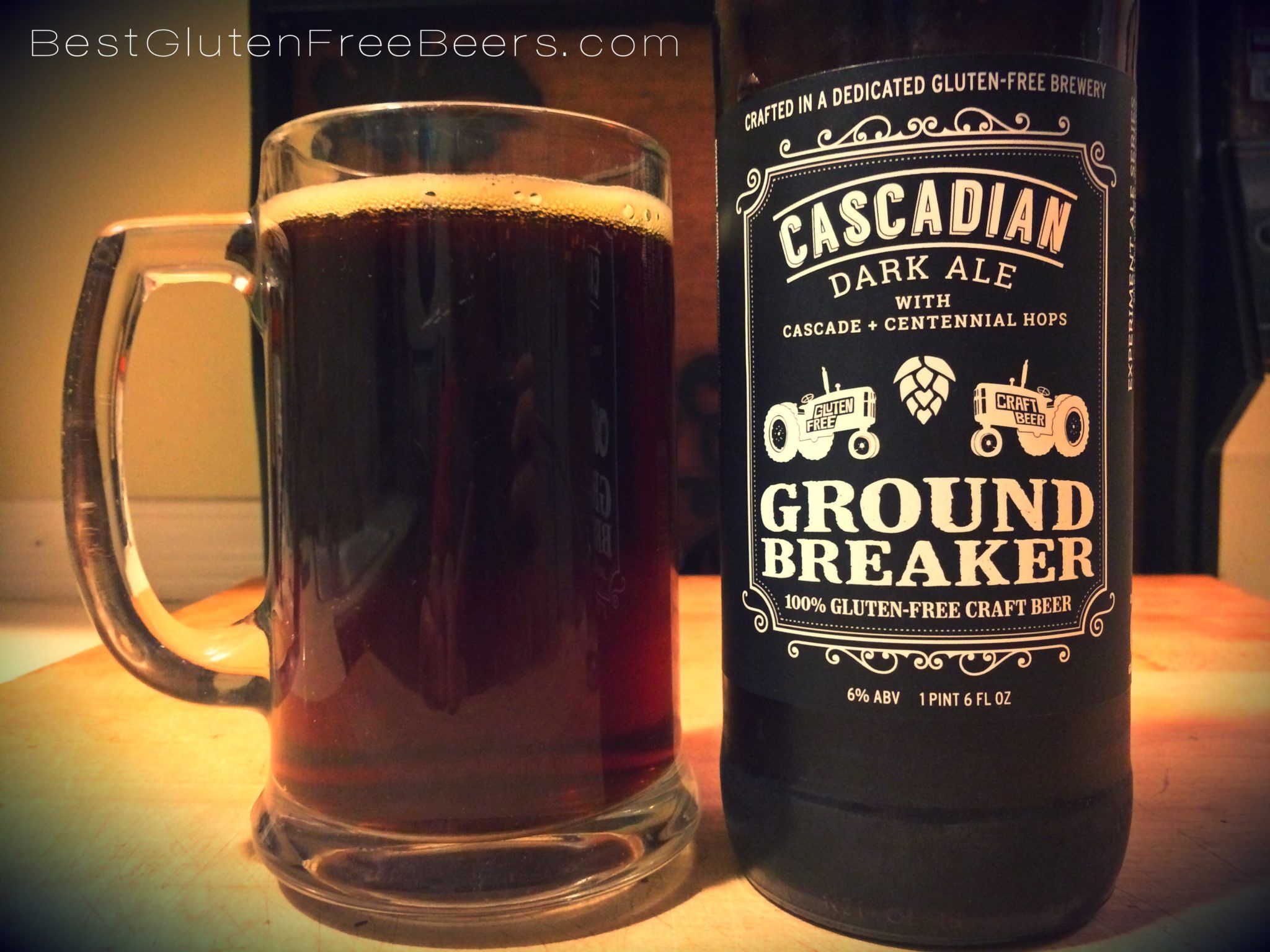 Gluten Free Beer Review: Ground Breaker Cascadian Dark Ale
