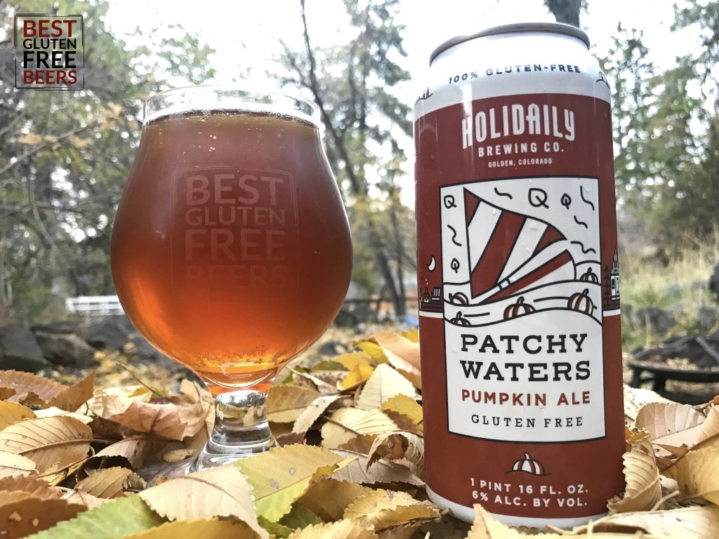 Holidaily Brewing Patchy Waters Pumpkin gluten free beer review