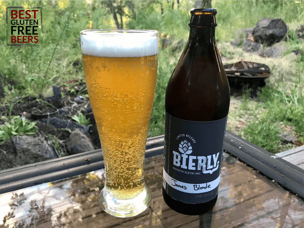 Bierly Brewing James Blonde Ale gluten free beer review
