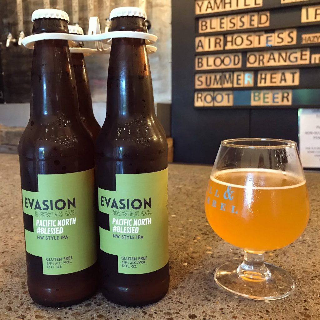 Evasion Brewing Pacific North #Blessed NW Style IPA gluten free beer review