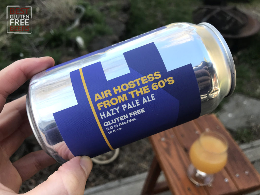Evasion Brewing Air Hostess From The 60s Hazy Pale  gluten free beer